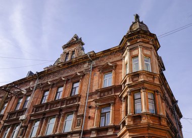 Eski ev Vyborg, Rusya detayları.