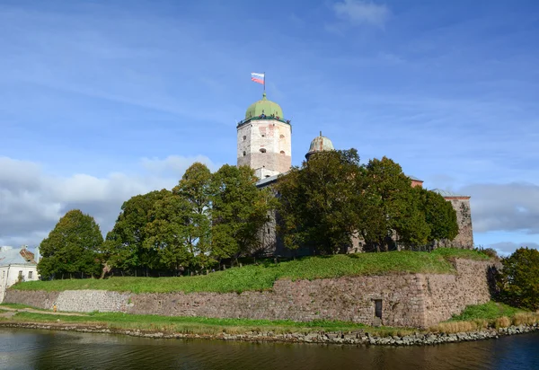 Leningrad Oblast Rusya Adada Vyborg Kalenin Eski Kule — Stok fotoğraf