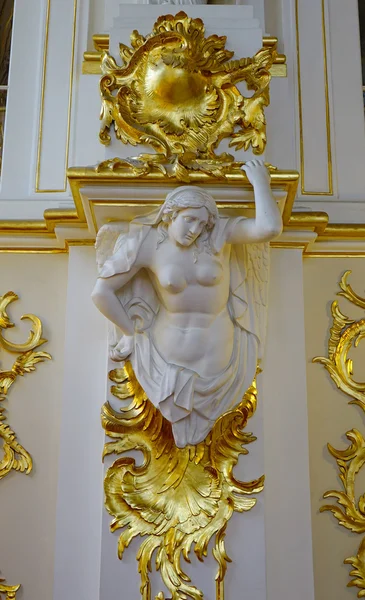 Αγάλματα Για Διακόσμηση Στο Μουσείο Ερμιτάζ Στην Αγία Πετρούπολη Ρωσία — Φωτογραφία Αρχείου