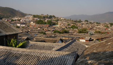 Lijiang Old Town Yunnan, Çin üst.