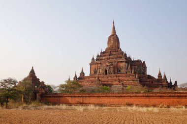 Görünüm Htilominlo tapınağın Bagan, Myanmar.