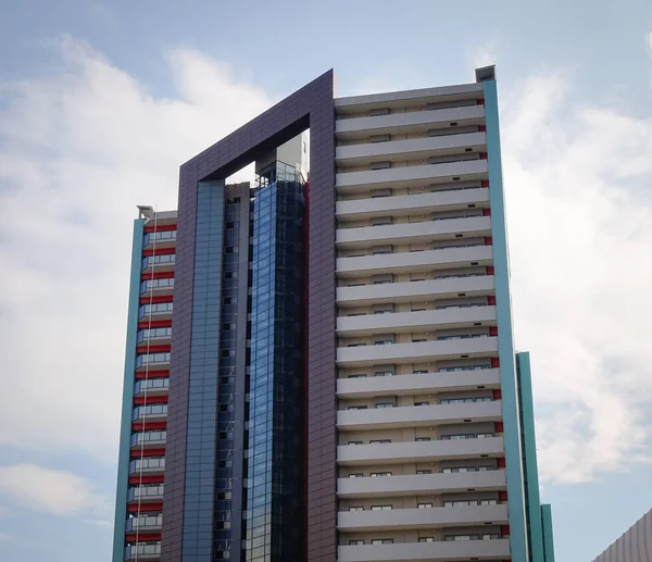 Tokio Japón Diciembre 2015 Edificio Moderno Ubicado Distrito Shinawa Tokio —  Fotos de Stock