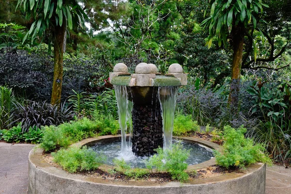 Small fountain at Singapore Botanic Gardens.