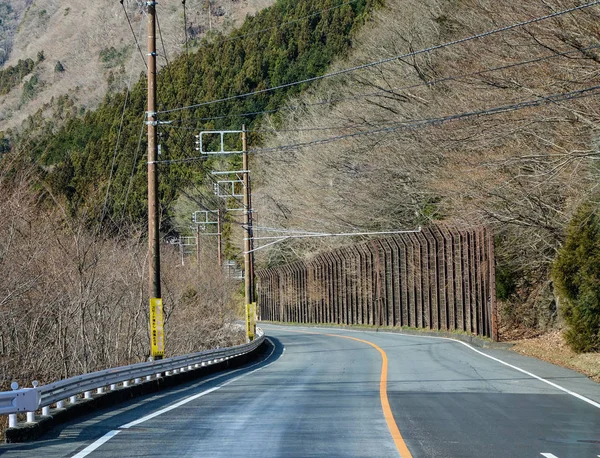 Bergweg Nikko Japan — Stockfoto