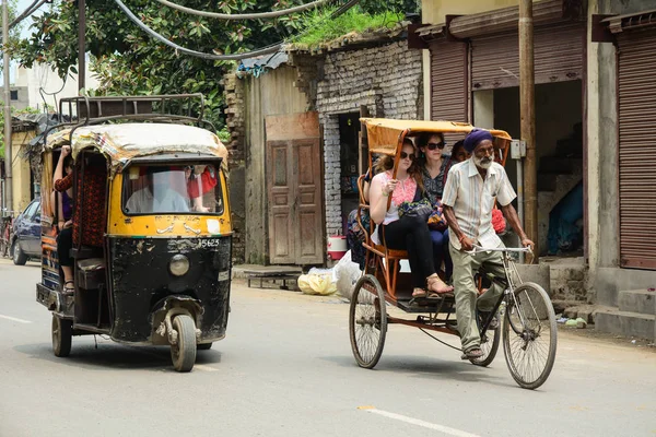 Amritsar India Jul 2015 Vehicles Running Street Amritsar India — Stock Photo, Image