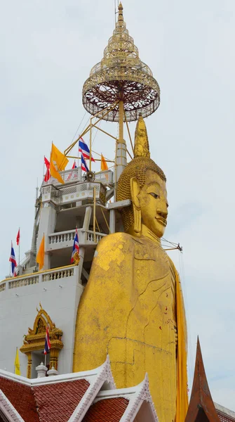 Bangkok Thailand Jul 2015 Riesige Buddha Statue Wat Mahathat Bangkok — Stockfoto