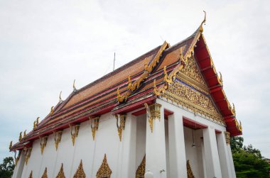 Bangkok, Tayland Budist pagoda, Ana salonun üst.