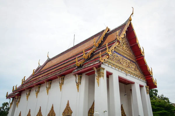 Oben Der Haupthalle Der Buddhistischen Pagode Bangkok Thailand — Stockfoto