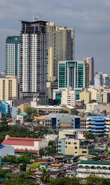 Manila Philippines Dec 2015 Buildings Located Makati Downtown Manila Philippines — Stock Photo, Image