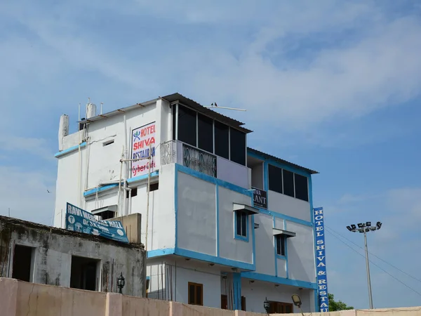 Bodhgaya India Jul 2015 Top House Downtown Bodhgaya India — Stockfoto