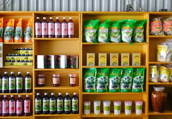 Nourriture et boissons spéciales au magasin à Dalat, Vietnam — Photo