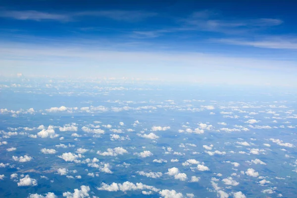 하늘에 구름입니다 비행기에서 — 스톡 사진