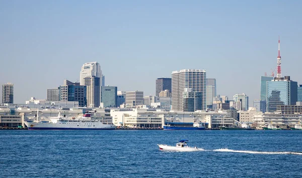 Tokyo Giappone Gennaio 2016 Molti Edifici Uffici Moderni Situati Nel — Foto Stock