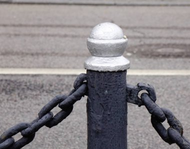 Çelik sütun fench Red Square, Moskova, Rusya Federasyonu.