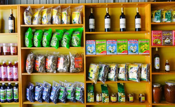 Dalat Vietnam Nov 2016 Special Food Drink Supermarket Dalat Vietnam — Stock Photo, Image