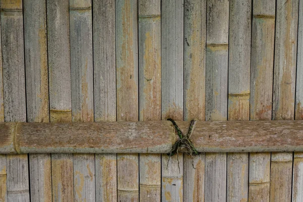 Parede Bambu Marrom Casa Tradicional Japonesa Fechado — Fotografia de Stock