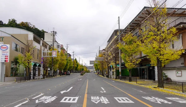 Kyoto Japán Nov 2016 Ban Kilátás Street Downtown Kyoto Japán — Stock Fotó