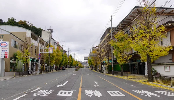 日本京都 2016年11月28日 在日本京都市中心的街道景观 京都也被称为千年之都 — 图库照片