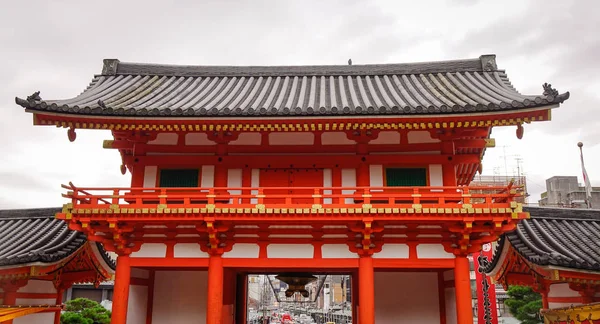 Starověké Shinto Chrámu Centru Kjótu Japonsko — Stock fotografie