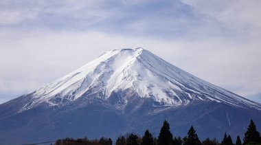 Fujisan: Yamanashi, Japan görünümünü. Fuji Dağı'nın Japonya'nın 
