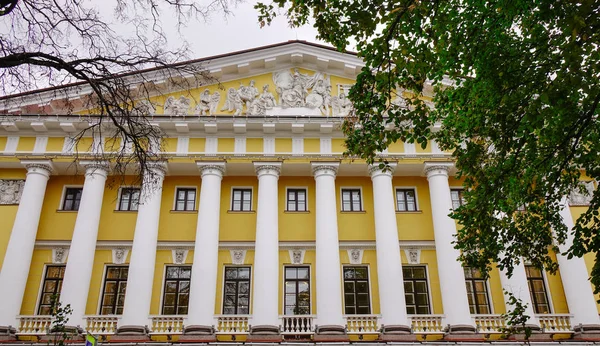Detalles Del Edificio Del Almirantazgo San Petersburgo Rusia Edificio Del — Foto de Stock