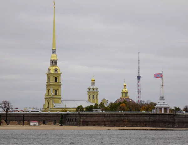 Saint Petersburg Russia Oct 2016 View Peter Paul Fortress Located — Stock Photo, Image