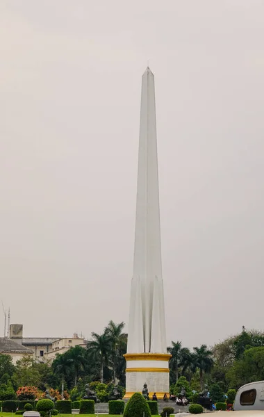 Yangon Myanmar Feb 2016 Independence Monument Mahabandoola Park Downtown Yangon — Stock Photo, Image