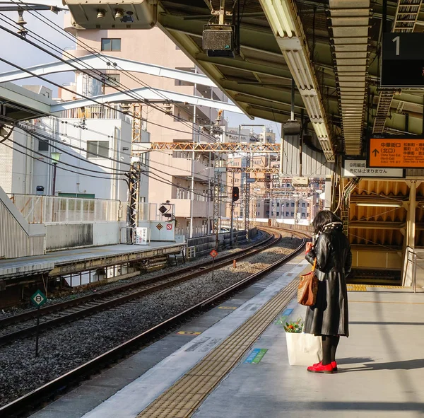 Railway station in Tokyo, Japan — Stock Photo, Image