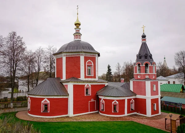 Iglesia Asunción Una Las Iglesias Ortodox Ciudad Suzdal Vladimir Rusia — Foto de Stock