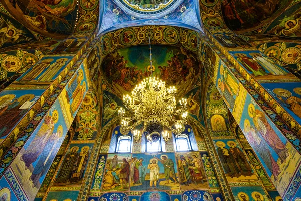 Saint Pétersbourg Russie Octobre 2016 Intérieur Église Sauveur Sur Sang — Photo