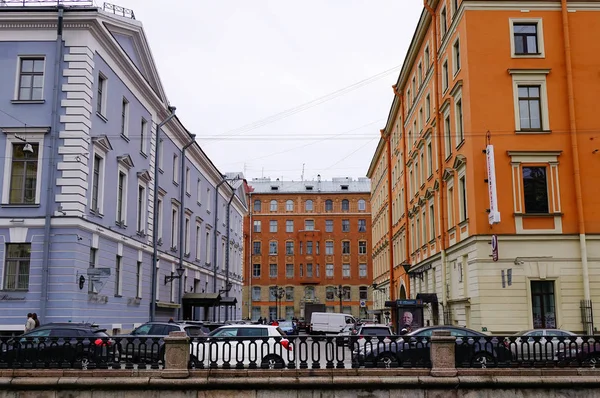 San Petersburgo Rusia Octubre 2016 Edificios Antiguos Centro San Petersburgo —  Fotos de Stock