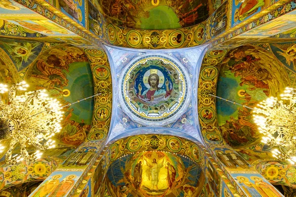 Saint Pétersbourg Russie Octobre 2016 Intérieur Église Sauveur Sur Sang — Photo