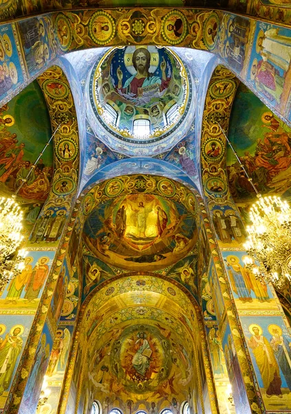 Saint Pétersbourg Russie Octobre 2016 Intérieur Église Sauveur Sur Sang — Photo