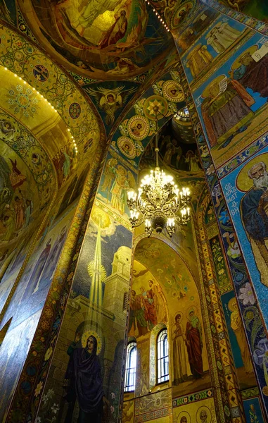 Saint Pétersbourg Russie Octobre 2016 Intérieur Église Sauveur Sur Sang — Photo