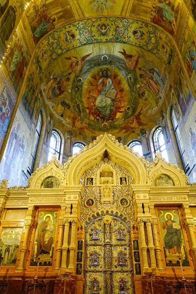 Saint Pétersbourg Russie Octobre 2016 Intérieur Église Sauveur Sur Sang — Photo