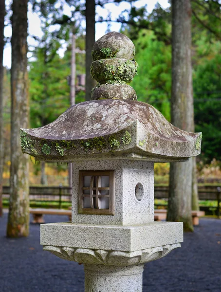 Steinlaterne Okunoin Tempel Auf Koyasan — Stockfoto