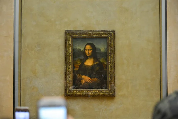 레오나르도다빈치의 모나리자 — 스톡 사진