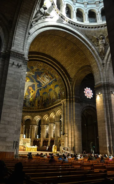 Basilika des heiligen Herzens von Paris — Stockfoto