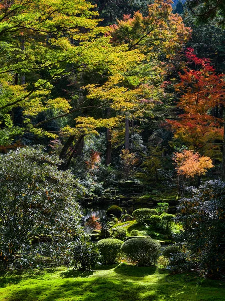 Podzimní krajina v Kjótu, Japonsko — Stock fotografie