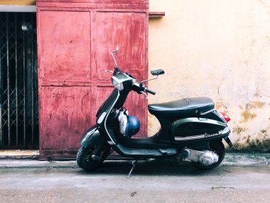 Scooter, eski şehir Hoi An, Vietnam
