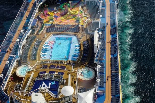 Aerial view of Spectrum of the Seas — Stock Photo, Image