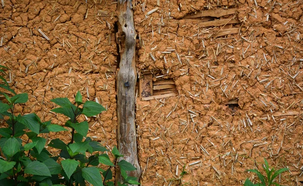 Texture on old wall made of natural materials — ストック写真