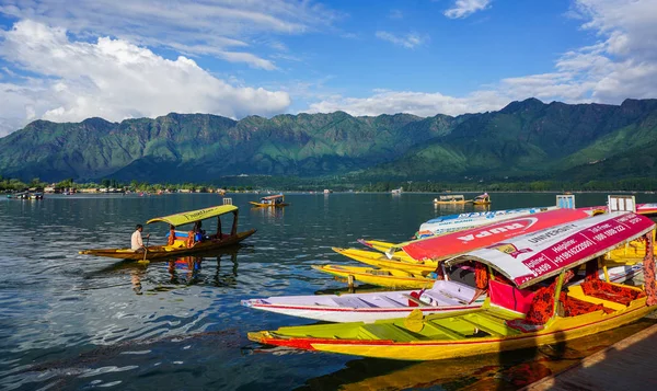 Landschaft des Dal-Sees in Srinagar, Indien — Stockfoto