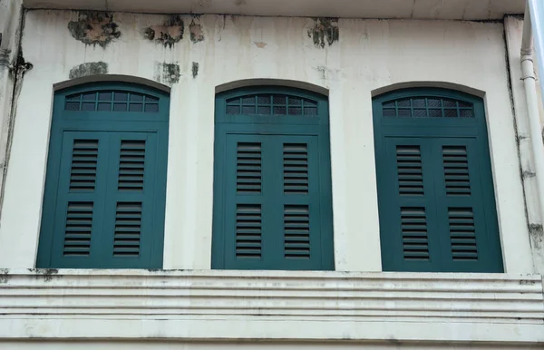 Edifícios antigos em Chinatown, Singapura — Fotografia de Stock
