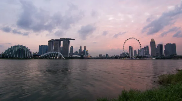 싱가포르 의사 업장의 일몰 광경 — 스톡 사진