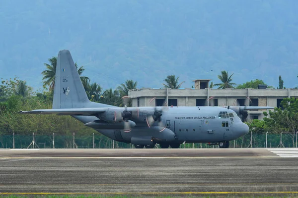 ロッキード C-130h ヘラクレス マレーシア空軍 — ストック写真