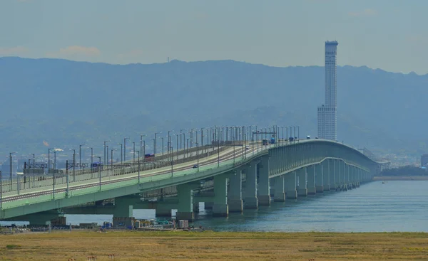 Brücke zwischen Flughafen Kansai (kix) — Stockfoto