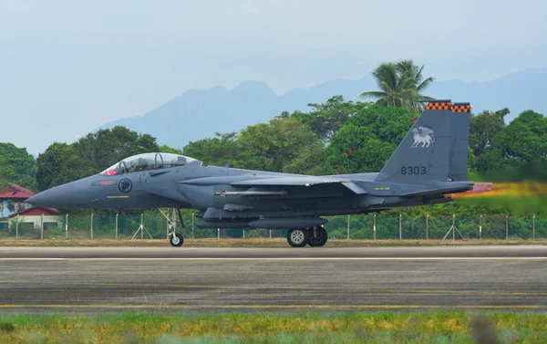 Mcdonnell Douglas F-15sg鹰式战斗机 — 图库照片