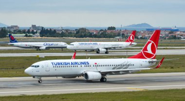 İstanbul Havaalanı 'nda yolcu uçağı 