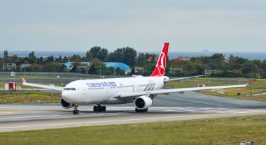 İstanbul Havaalanı 'nda yolcu uçağı 